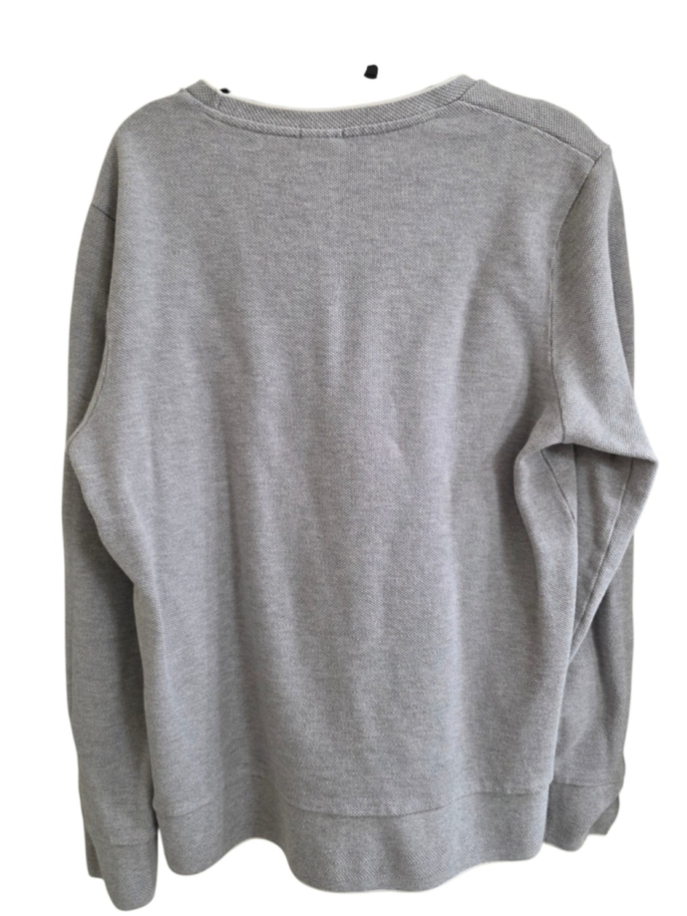 Men's BOSS Slim Fit Sweatshirt Size M Grey White - Picture 2 of 5